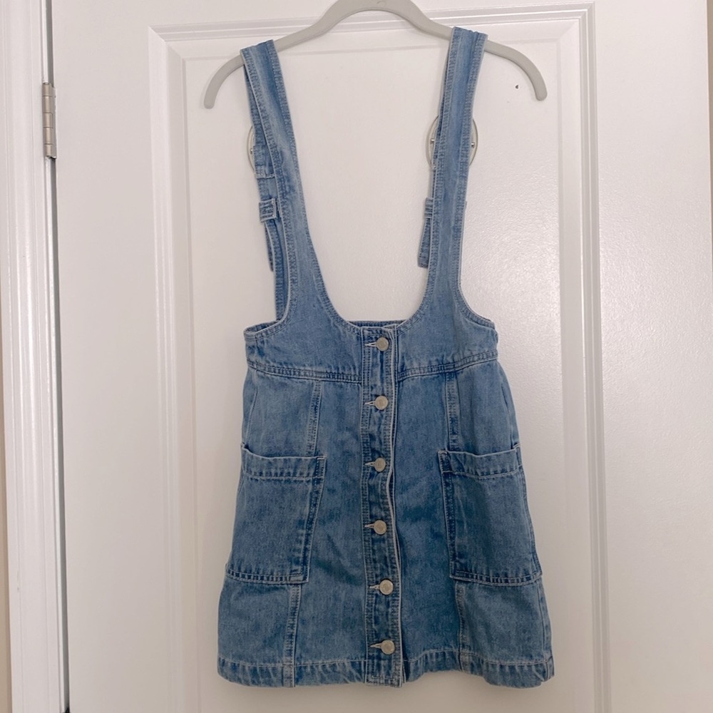 Forever 21 Women’s Denim Skirt Overalls - Size S
